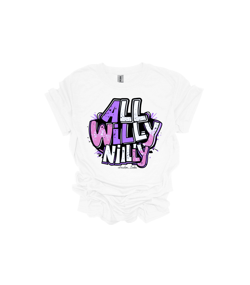 ALL WILLY NILLY GRAFFITI (PINK AND PURPLE)