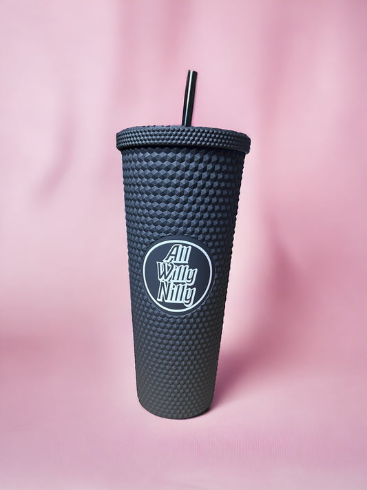 Black Studded Tumbler